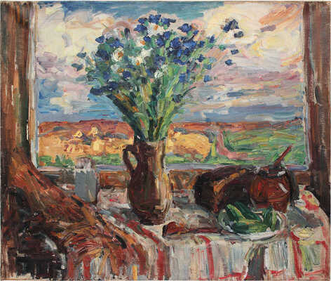 Удальцова Надежда Андреевна. Натюрморт с полевыми цветами 